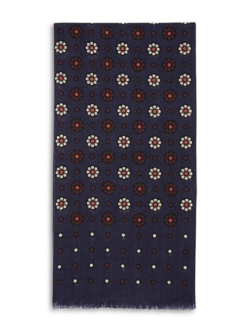 The Men's Store @ Bloomingdale's Mantero Floral Medallion Italian Wool Scarf NWT
